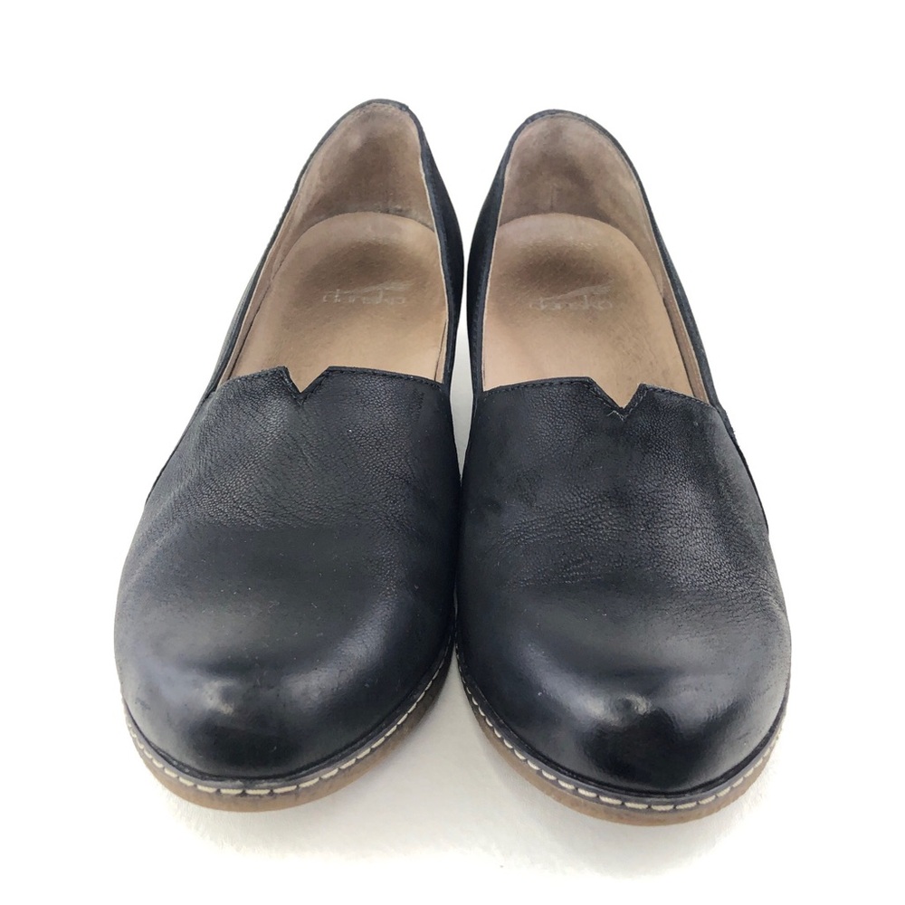 Dansko Liliana Burnished Nubuck Leather Wedge Shoes EUR 39 - Picture 4 of 16